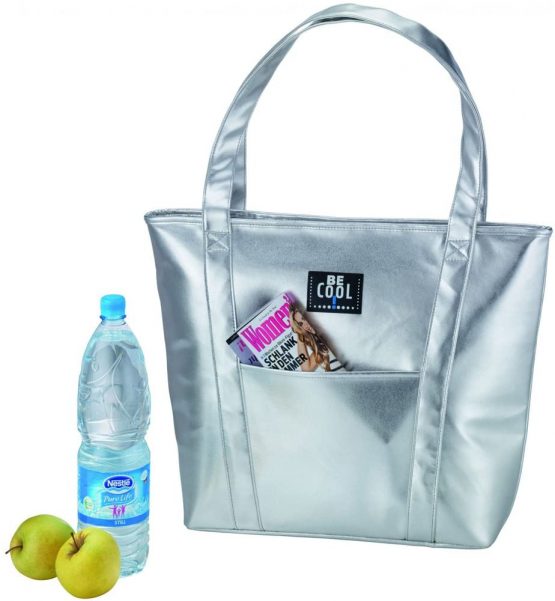 Be Cool Shopper Bag-Silver, Small - Image 2