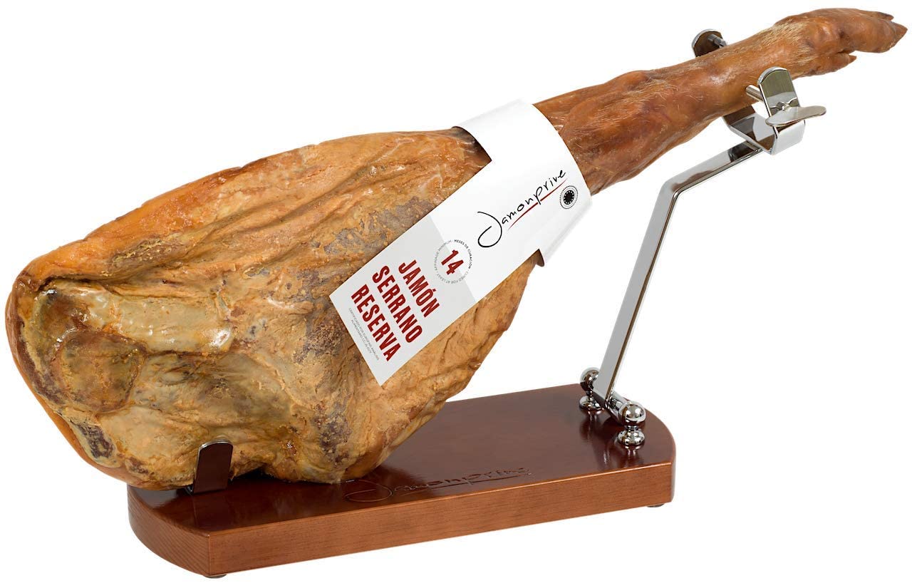 Jamonprive Folding Ham Stand with Non-slip Pads - The Original Ham Holder for Spanish Hams and Italian Prosciutto - Image 2