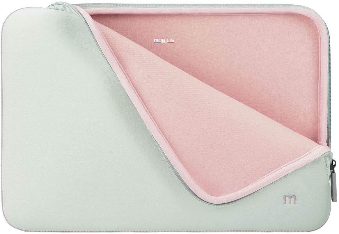 POCHETTE MOBILIS SKIN SLEEVE 14-16P Gris Rose, Grey / Pink, 14-16 pouces