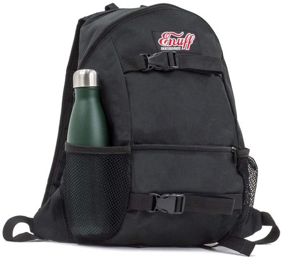 Enuff Skateboards Enuff Backpack Skateboard Backpack, Adults Unisex, Black, One Size