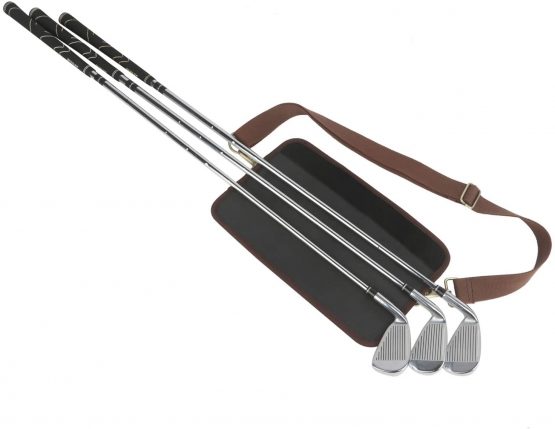 TOURBON Canvas Lightweight Mini Golf Carry Sunday Bag Executive Course Golf Training Case - Image 3