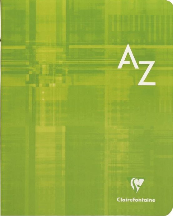 Clairefontaine 63749C - Stapled Indexed Notebook, 17 x 22 cm, 96 pages, 90 g, small squares, laminated cover, Random Colour - Image 2