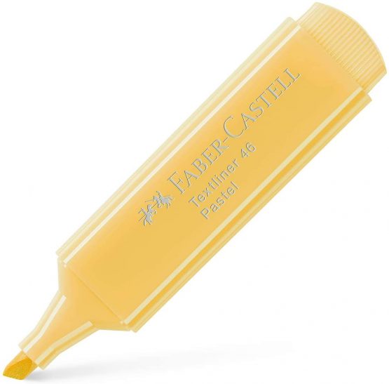 Faber-Castell Highlighter Textliner Pastel Vanilla 1546 67 10 Lu (1 Pack 10 Pieces)
