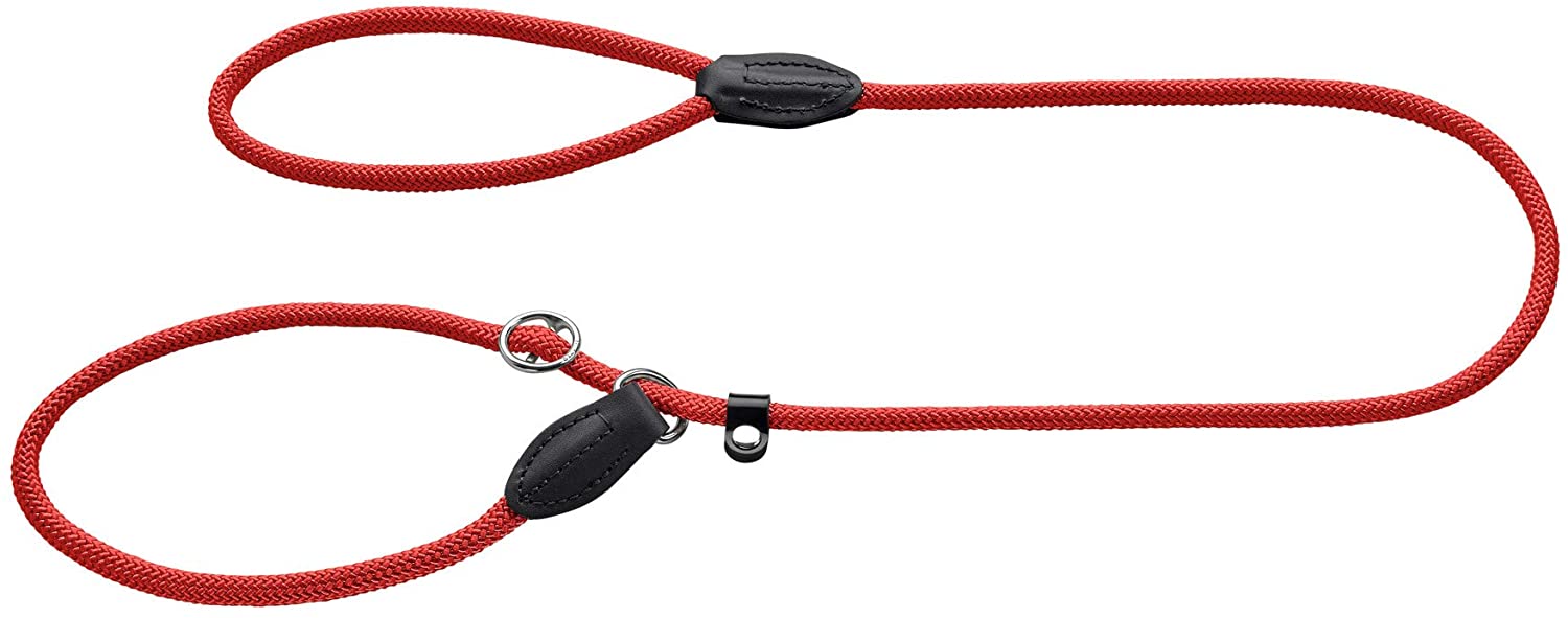 Hunter Freestyle Retriever Leash, 8 mm Diameter x 170 cm Length, Red, 0.8 x 170 cm