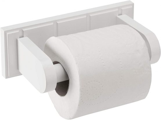 Croydex WA991122 Toilet Roll Holder, Pine, White, One Size - Image 2