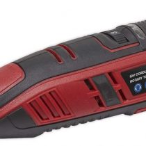Sealey CP1207 49pc 12V Cordless Multipurpose Rotary Tool & Engraver Kit - Body Only
