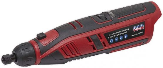 Sealey CP1207 49pc 12V Cordless Multipurpose Rotary Tool & Engraver Kit - Body Only