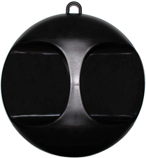 Kurtzy Lightweight Handheld Round Hairdressing Mirror - Use the Handle or Hang on the Wall for Barbers, Salons and Beauticians - Viewing Mirror for Back of the Head Haircuts and Styling - Image 3
