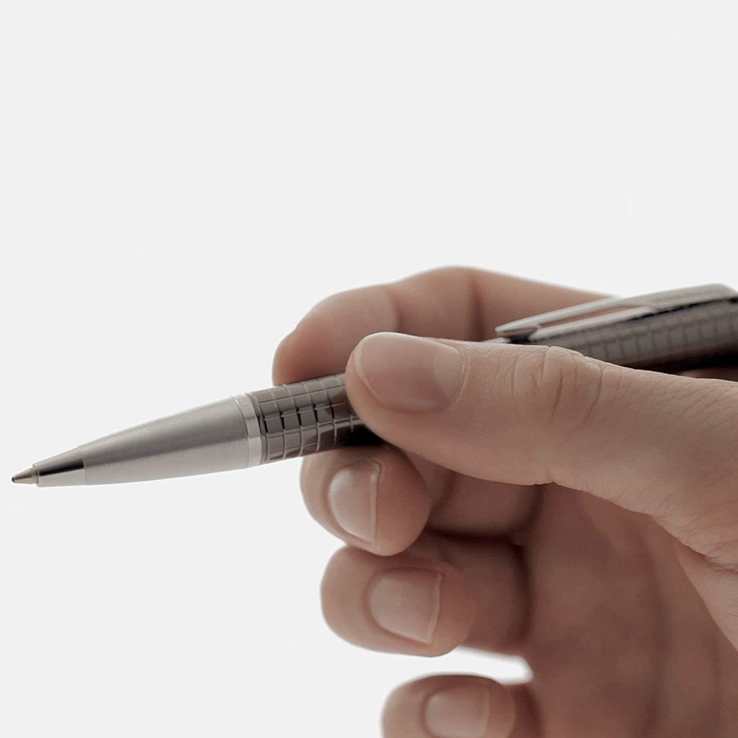 Parker IM Duo Gift Set including Ballpoint Pen & Fountain Pen, Black Lacquer Chrome Trim - Image 4