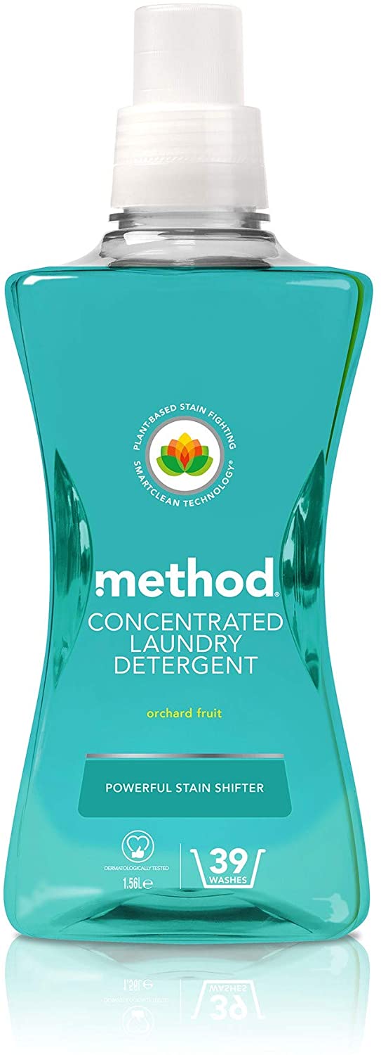 Method Concentrated Laundry Detergent, Orchard Fruit, 39 Washes, 1.56 L (39 washes)