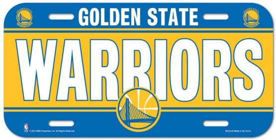Officially Licensed NBA Golden State Warriors Sign Board 15x30 cm