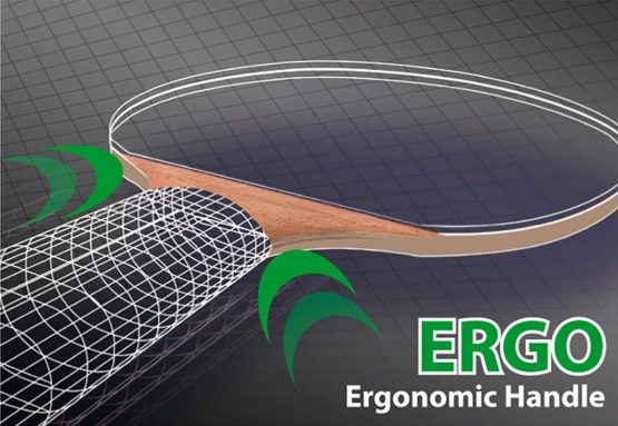 Donic-Schildkröt Waldner 5000 Table Tennis Bat, ABP Handle, Sponge 2.3 mm, Carbon Wood, Liga Pad - ITTF, 751805 - Image 4