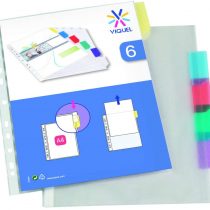 Viquel 154116-04 6 Dividers A4 Pockets