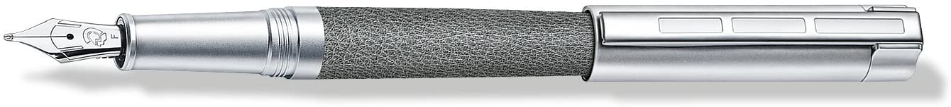STAEDTLER Initium Corium Fountain Pen, Leather, Anthracite, M, 9PC1380M - Image 2