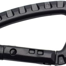 KEEJEA 2 Pack Tactical Clip D Shape High Spring Strength Plastic Buckle EDC Tool for Molle bag backpack/Keychain