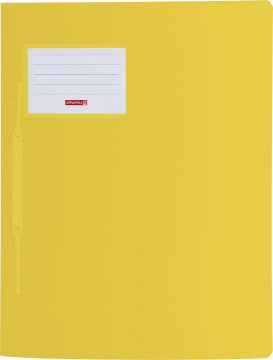 Brunnen Fact! Polypropylene Folder A4 24 x 34 cm Translucent Coloured singolo Yellow