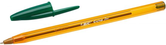 BIC Cristal Fine 0.8mm Green (Box 50) - Image 3