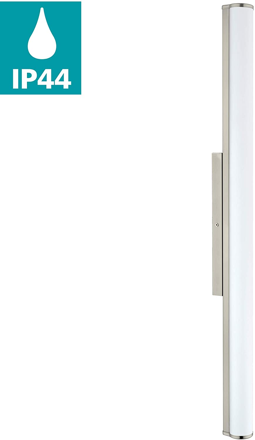 Eglo 94717 CALNOVA LED Bathroom Wall Light in Satin Nickel, Length 90 cm