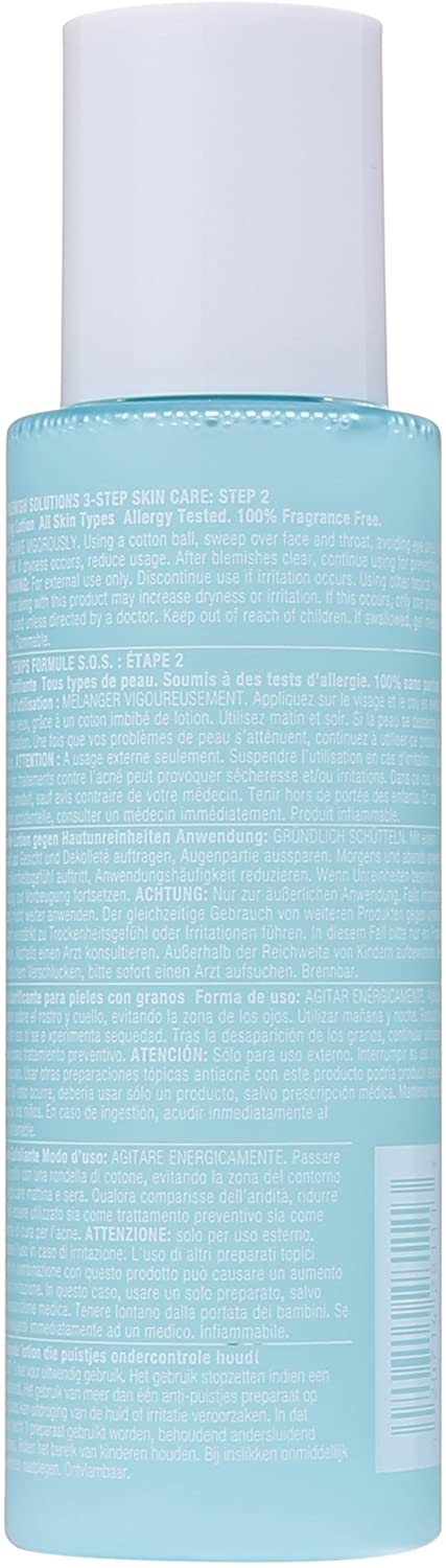 Clinique Anti-Blemish Clarifying Lotion Exfoliating Facial Toner With Salicylic Acid, Clear, 200 ml (Pack of 1) - Image 2