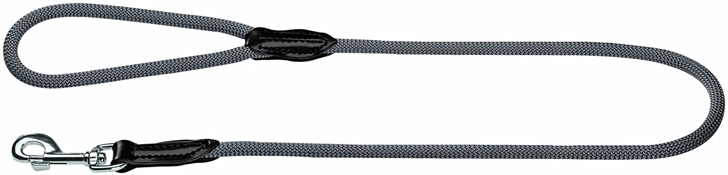 Hunter Freestyle Leash, 10 mm Diameter x 110 cm Length, Grey, 10 x 110 cm