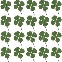 Artibetter 24pcs Natural Pressed Dried Flowers Four-Leaf Clover Leaf Plant for DIY Resin Jewelry Making Art Craft