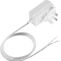 Rollerhouse 12V DC 2-Amp Plug-in Transformer DC Wall Adapter/Power Supply Adapter w/5 Ft Cable, AC 100-240V to DC 12V Transformers White