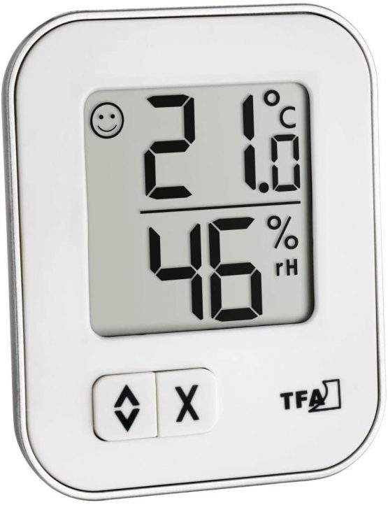 TFA Dostmann 30.5026.02 Moxx Digital Thermo-Hygrometer, Multi-Colour, 9.9 x 7.5 x 2.6 cm