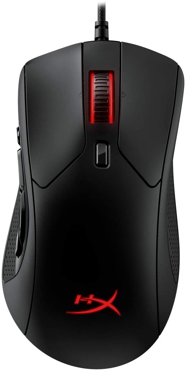 HyperX Pulsefire Raid - Ergonomic - 11-button programmable RGB Gaming Mouse, Black, Wired