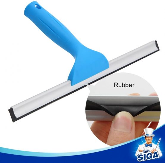 MR Professional Window Cleaning Combo - Squeegee & Microfiber Window Scrubber, 14" - Image 3
