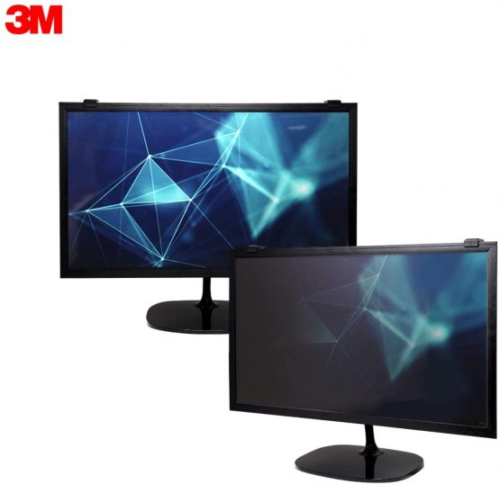 3M PF320W Lightweight Framed Privacy Filter for 20 inch Monitors - Black