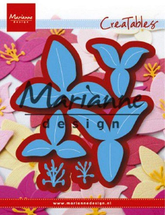 Marianne Design MDLR0610 Lily Creatable Die, 96.5 mm x 107mm, 6 Pieces