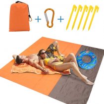 Beach Blanket Picnic Mat Camping Ground Mat Mattress 210 * 200cm Outdoor Blanket Ultralight Pocket Blanket Portable Picnic Mat Multifunctional Camping Baby Climb Ground Mat Mattress