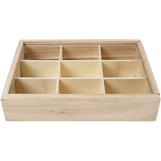 CREATIV 57454 1-Piece 17 x 13 cm Wooden Small Display Box Empress Tree - Image 3