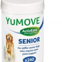 Lintbells | YuMOVE Senior Dog | High Strength Hip and Joint Supplement Designed for Older, Stiff Dogs, with Glucosamine, Chondroitin, Green Lipped Mussel | Aged 9+ | 240 Tablets