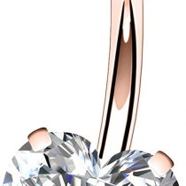 OUFER Belly Bar 14G 1.6mm Surgical Steel Belly Bars Double Shiny Heart Cubic Zirconia Anti-Allergic Navel Bar Barbells Ring …