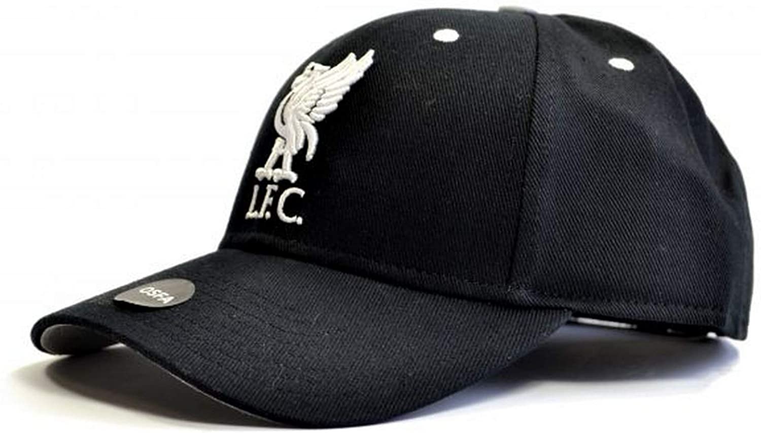 Liverpool Contrast Baseball Cap Liverbird Black Kleberg