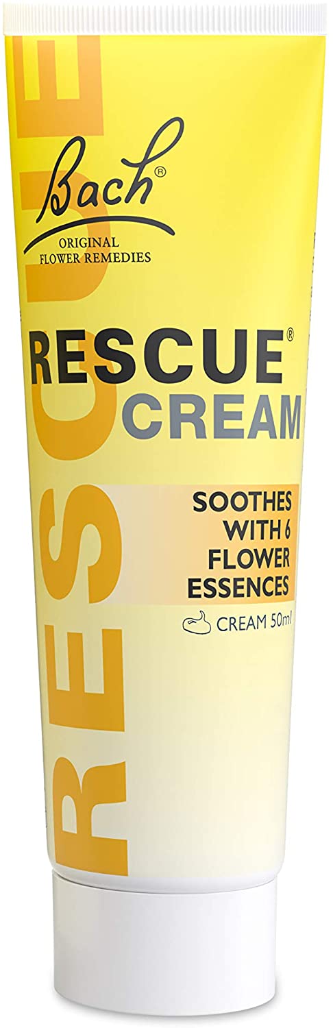 Rescue Cream, 24 Hour Moisturising Cream with Flower Essences for Emotional Wellness and Balance Fragrance Free