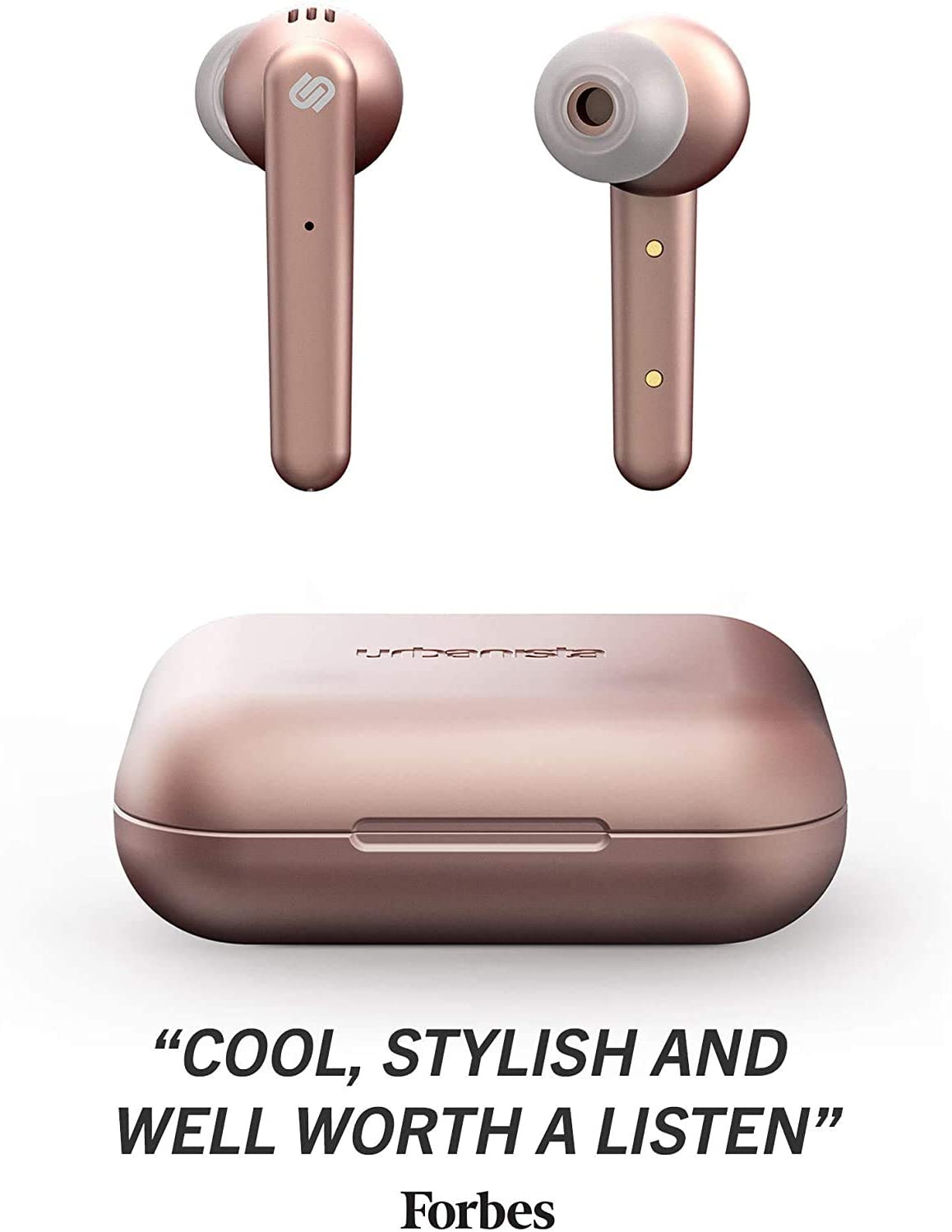 Urbanista Paris True Wireless Earphones 20H Playtime Wireless Charging Case, Bluetooth 5.0