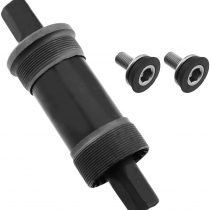 Square Cartridge Taper Bottom Bracket Bike Bicycle Axle Sealed Black Mountain Bike 68x113mm