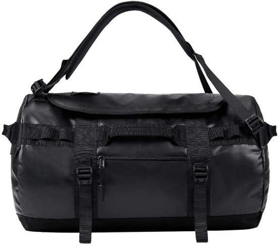 KALIDI 50L Duffle Bag Sports Holdall Backpack Shoulder Bag Waterproof for Camping,Hiking,Travelling,Gym,53x32.5cm,Black