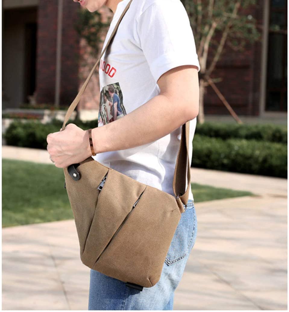 Ovecat Unisex Anti Theft Sash Sling Crossbody Bag, Khaki, M - Image 3