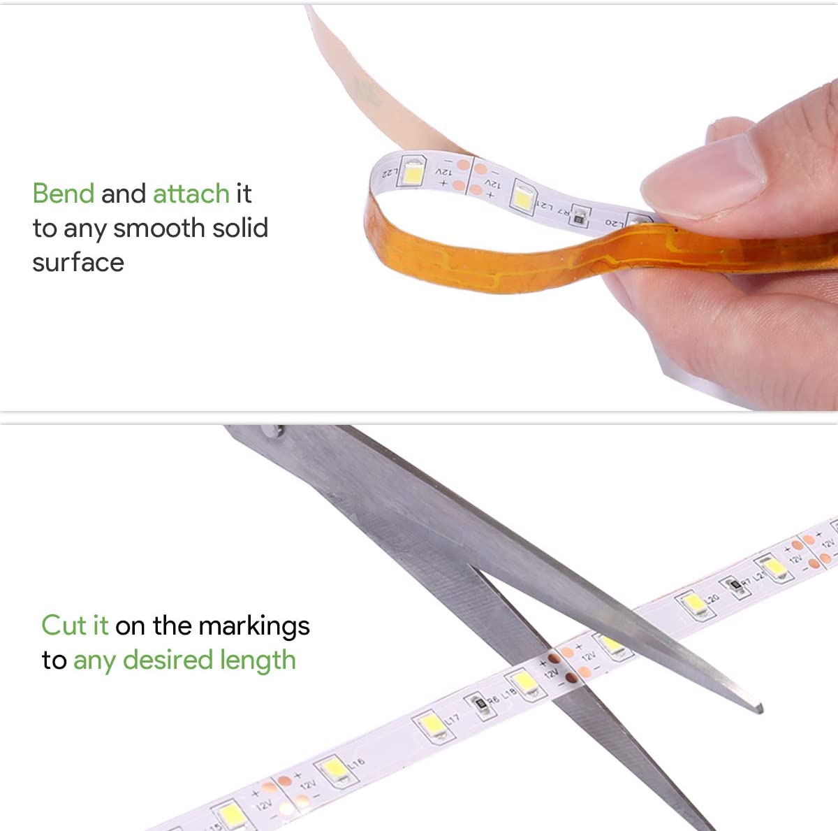 Lepro White LED Strip Light 5M (No Plug, Striplight Only), 300 LEDs, 2300lm, 6000K - Image 3