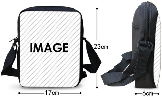 Coloranimal Modern Style Fashion Original Printed Small Messenger Bag for Children Kids - Image 2