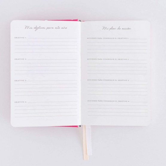 2020 Week to View Diary Head Power Pink. Mini - Image 3