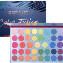 Beauty Glazed 39 Colors Eyeshadow Powder Palette Glitter Shiny Golden Eyeshadow Highly Pigmented Shimmer & Matte Metallic Waterproof Smooth Powder Natural Brilliant Eye Makeup Palettes