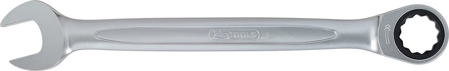 KS Tools 503.42055 5.5mm Gear+ Comb Ratchet Spanner, Chrome Plated, 5,5mm