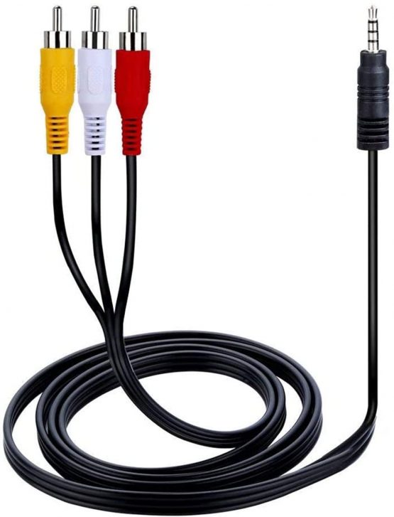 AAA PRODUCTS - High Grade - TV Lead for Sony Handycam Camcorder - AV/AUDIO VIDEO Connecting Cable - Replacement for VMC-20FR