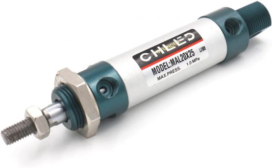 Heschen Pneumatic slim Air Cylinder MAL 20-25 PT1/8 port 20mm Bore 25mm Stroke Double Acting