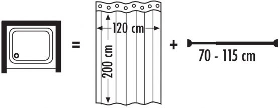 Ridder 551010-350 Spring Rod 70-115 cm, 25 mm Diamater White - Image 4