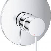 GROHE 19286001 Essence Single-Lever Shower Mixer Trim, Set for Final Installation (Concealed Body Not Included)